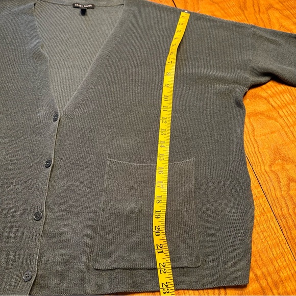 Eileen Fisher Open Front V-Neck Cardigan - Picture 10 of 14